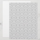 Papier Damas de crème (Devant / Derrière)