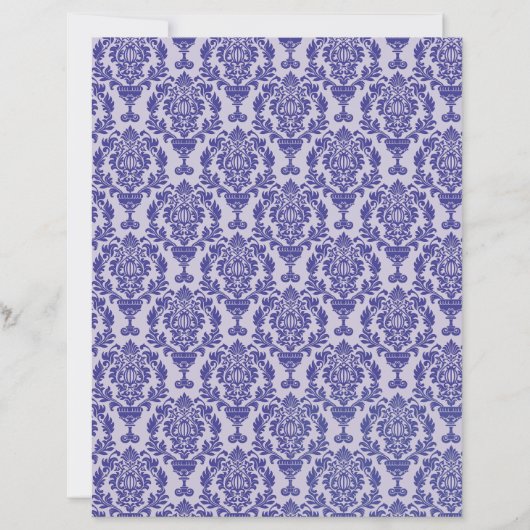 Papier Damask Pattern Paper for crafting (Devant)