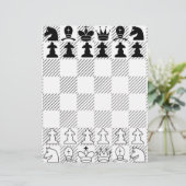 Papier Damier classique (Debout devant)