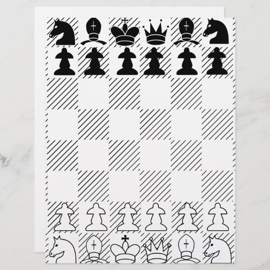 Papier Damier classique (Devant / Derrière)