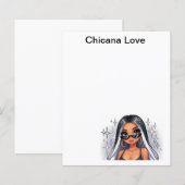 Papier d'amour Chicana (Devant / Derrière)