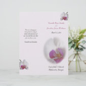 Papier Danielle's Wedding Program vert (Debout devant)