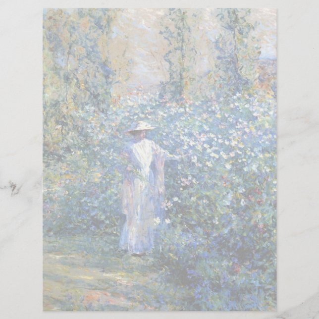 Papier Dans le jardin (Devant)