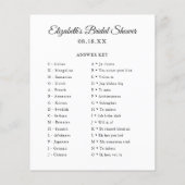 Papier Dans le monde entier | Jeu de Fête des mariées (Dos)