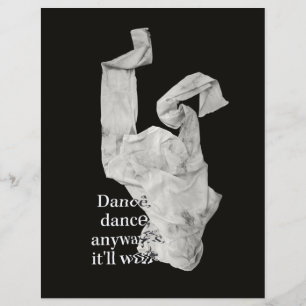 Papier Danse Art Contemporain Danser Tissu Il Fonctionner