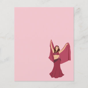 Papier Danseur du ventre rose