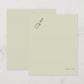 Papier Dark Academia Botany Garden Reader Gift (Devant / Derrière)