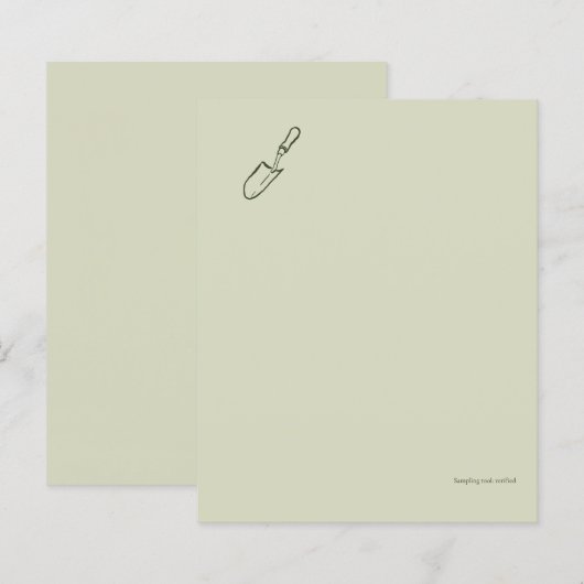 Papier Dark Academia Botany Garden Reader Gift (Devant / Derrière)