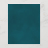 Papier Dark Teal & Gold Wedding Reception BUDGET Invite (Dos)