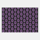 Papier d'artisanat d'enlèvement de pinecone violet (Devant 3)