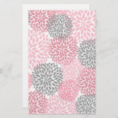 Papier d'artisanat rose Gris Dahlia (Devant / Derrière)