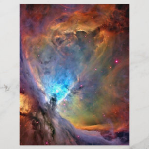 Papier d'artisanat spatial Orion Nebula - 2 côtés