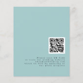 Papier Date d'enregistrement du code QR du Mariage de scr (Dos)