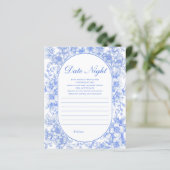 Papier Date Idées De Nuit Pour Mariée Couple Quelque Chos (Debout devant)