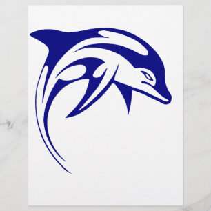 Papier Dauphin bleu