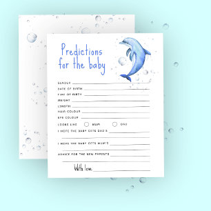 Papier Dauphin océanique - prédictions et conseils bébé