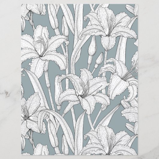 Papier Daylilies (Devant)