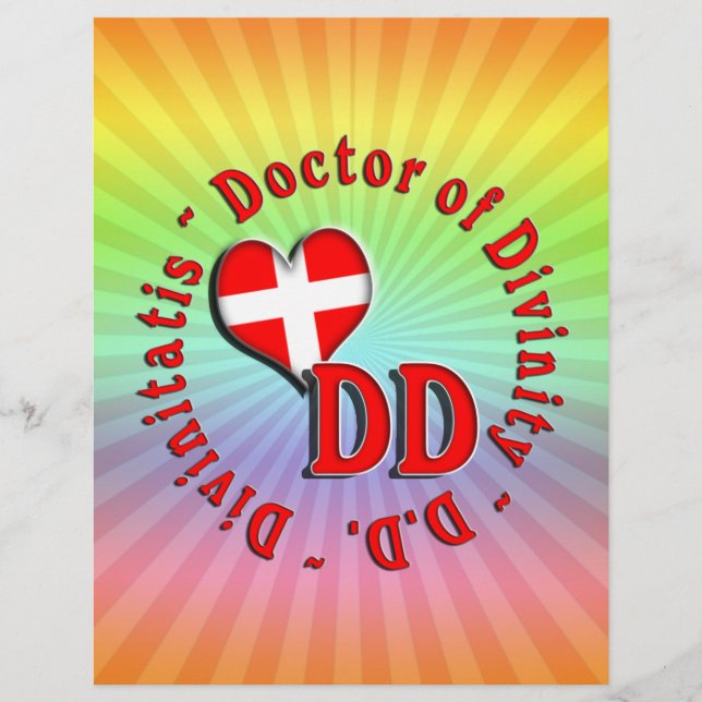 PAPIER DD ACRONYME CIRCULAIRE LOGO MÉDECIN DE DIVINITÉ (Devant)
