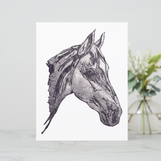 Papier de beauté équine (Debout devant)