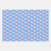 Papier de Bichon de Noël série de 3 feuilles (Devant 2)