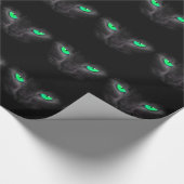 Papier de cadeau de Halloween de yeux verts de (Coin)