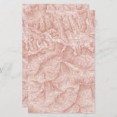 Papier de carte topographique des montagnes (Devant / Derrière)