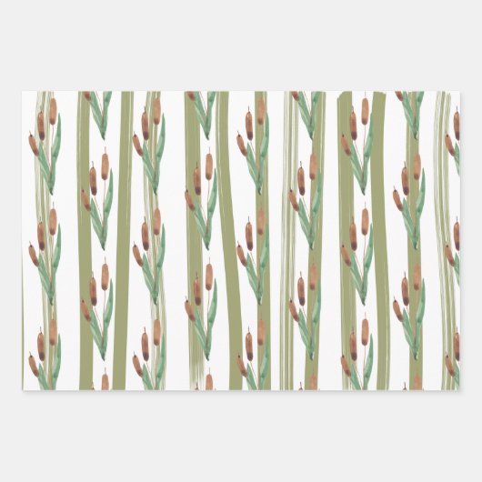 Papier de chasse à l'enrobage Jeu plat de 3 (Devant 2)