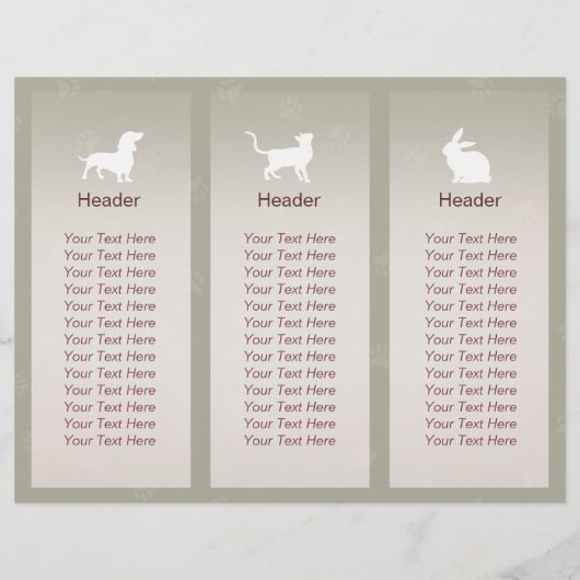 Papier de chat Découpe Art Animaux Soins Animaux C (Dos)