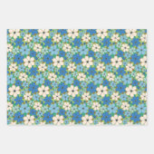 Papier de couleur jéune florale (Devant 2)