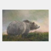 Papier de découpage de la faune grizzli (Devant 2)