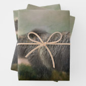 Papier de découpage de la faune grizzli (En situation)