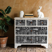 Papier de découpage de la typographie noir blanc