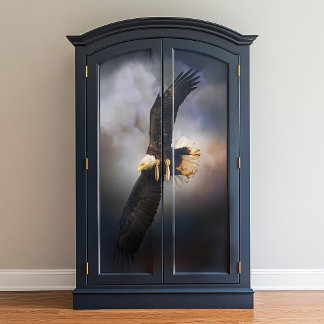 Papier de découpage de l'aigle à tête blanche