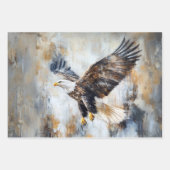 Papier de découpage drapeau américain USA aigle (Devant 2)