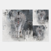 Papier de découpage Zebra Wildlife Laughing (Devant 3)