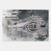 Papier de découpage Zebra Wildlife Laughing (Devant)