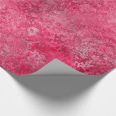 Papier de emballage rose rouge de cadeau (Coin)