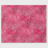 Papier de emballage rose rouge de cadeau (Plat)