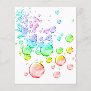 Papier de fond de scrapbook à bulles colorées