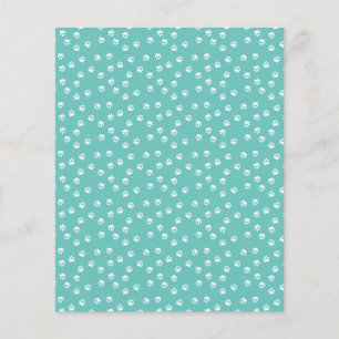 papier de fond pour scrapbook empreintes de pattes