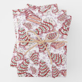 Papier de gâteau de Noël (En situation)