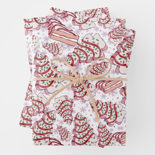 Papier de gâteau de Noël (En situation)