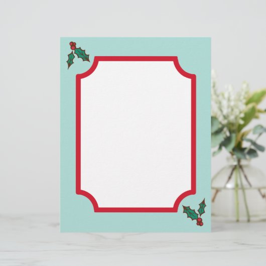 Papier de houx de Noël (Debout devant)