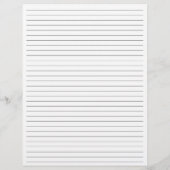 Papier De la cuisine de la recette de monogramme gris arg (Dos)