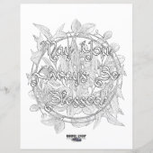 Papier de la page de coloration Joyer Yule Wicca (Dos)