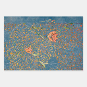 PAPIER DE LAVAGE DE LA FEUILLE DE FEU William Morr