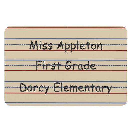 Papier de l'école primaire Flexi Magnet (Horizontal)