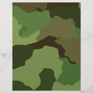 Papier de l'embarcation de scrapbooking de Camoufl