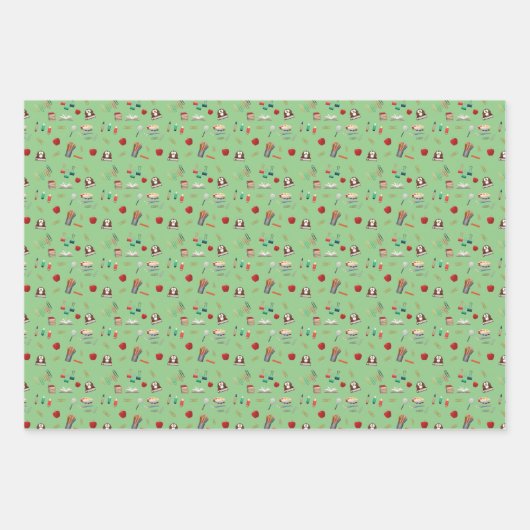 Papier de l'enseignant, papier de thème de l'école (Devant 3)