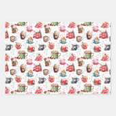 Papier de Noël au chocolat chaud Jeu de 3 (Devant)